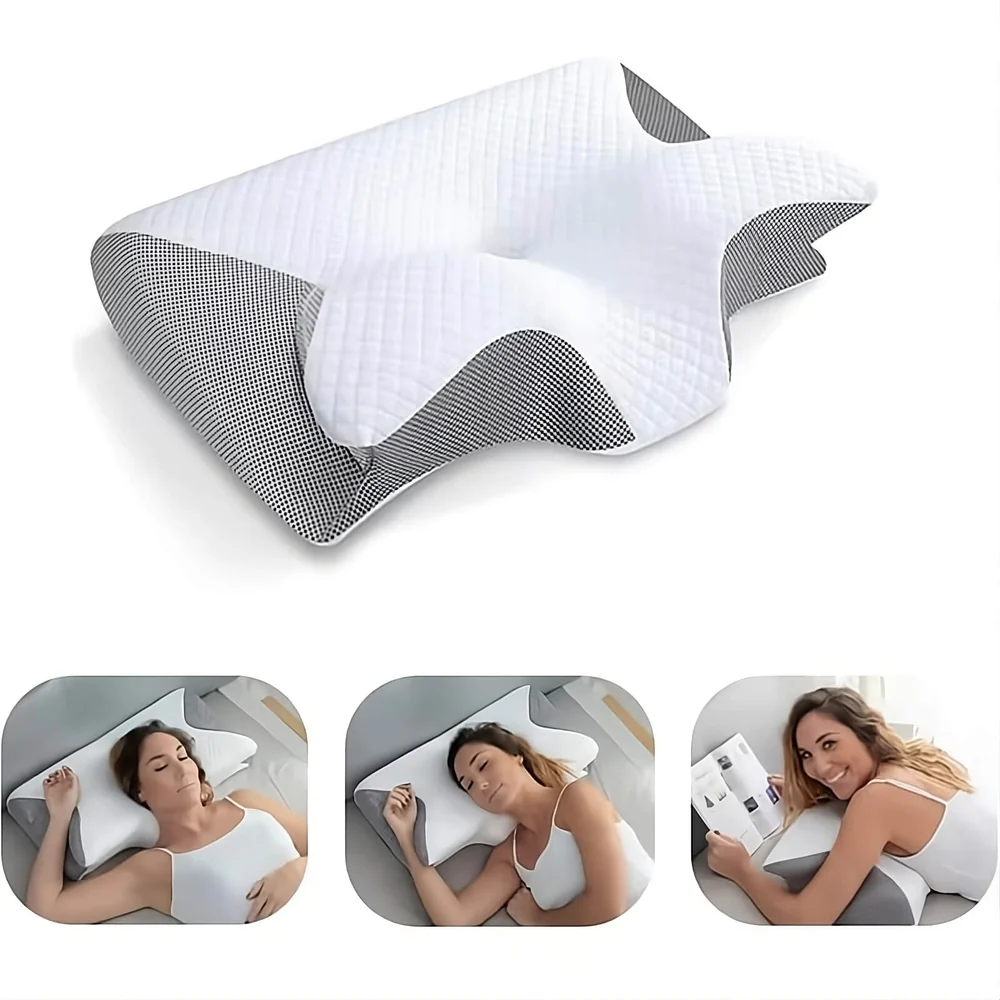 SpineSupport Ortopedinen Tyyny – Ergonominen Niska- ja Selkätuki Kivuttomaan Uneen