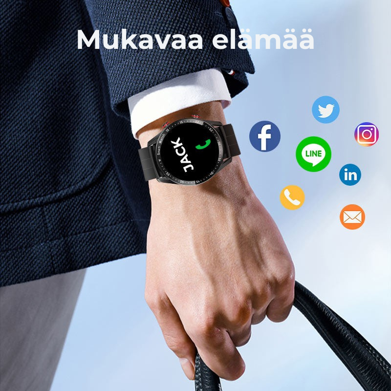 PowerWatch 20: Edistyksellinen älykello, jossa on GPS ja terveydentilan valvonta