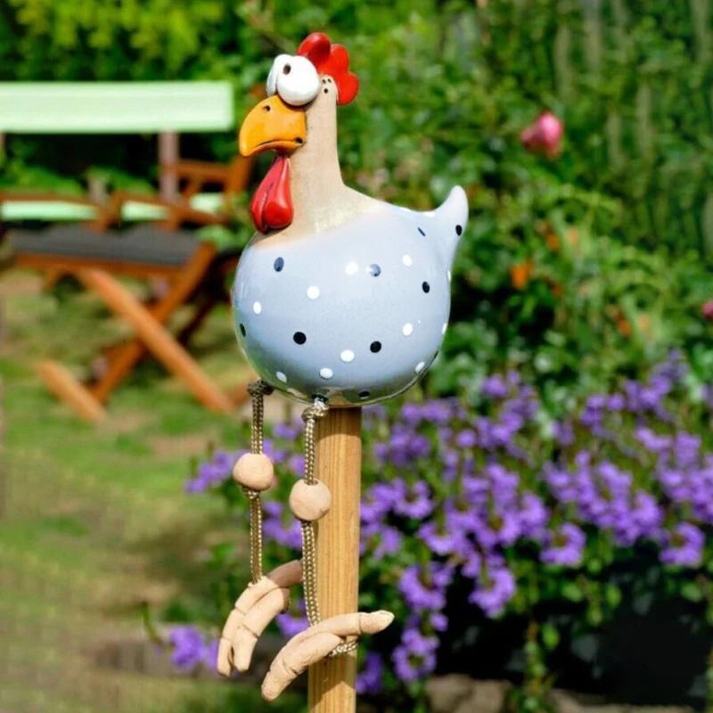 RoosterDecor™ – Viehättävä kukkoveistos puutarhaan ja kotiin