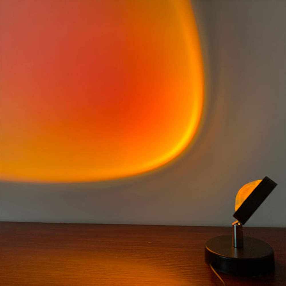 LED-pöytälamppu Auringonlasku Efekti