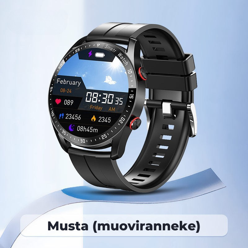 PowerWatch 20: Edistyksellinen älykello, jossa on GPS ja terveydentilan valvonta