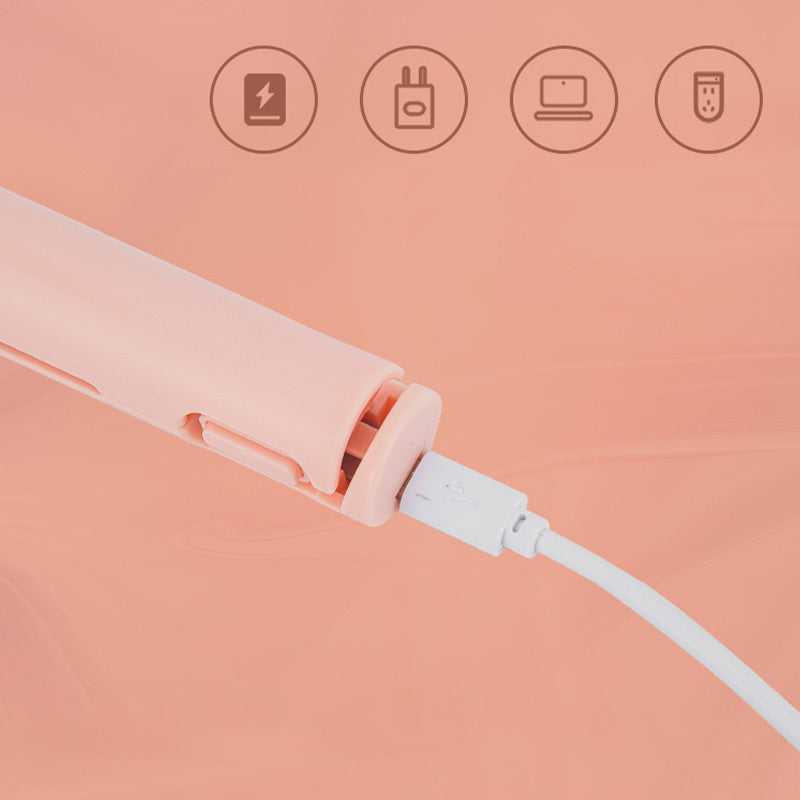 Mini 2-in-1 Hiusten Suoristusrauta & Kiharrin | Kompakti USB-Keraaminen Rauta