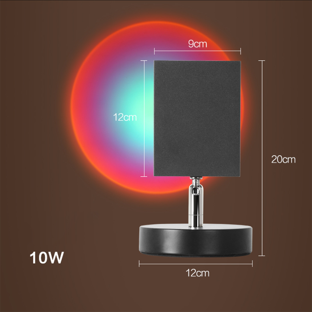 LED-pöytälamppu Auringonlasku Efekti