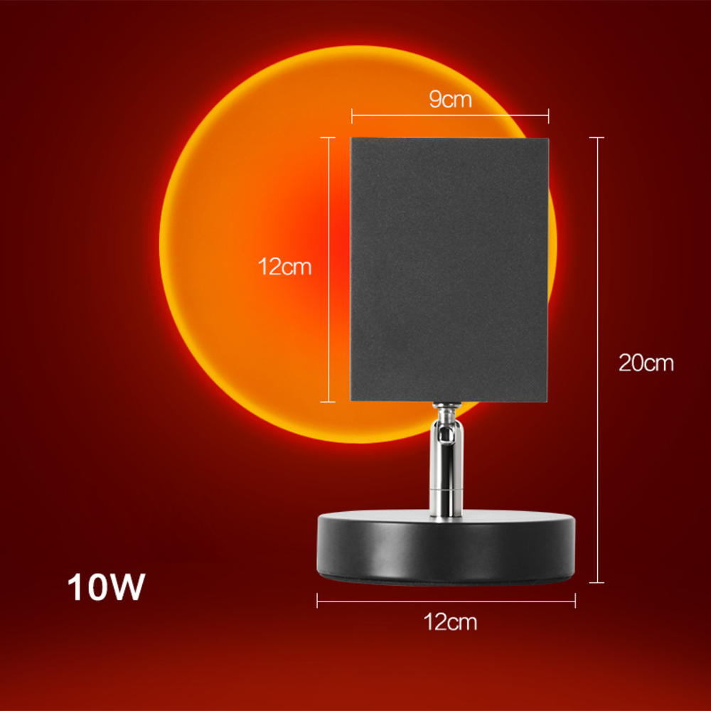 LED-pöytälamppu Auringonlasku Efekti