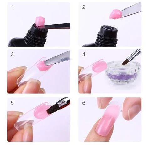 Poly Nail Kit – Täydellinen Kynsienrakennussarja UV-lampulla ja Polygelillä Kotikäyttöön