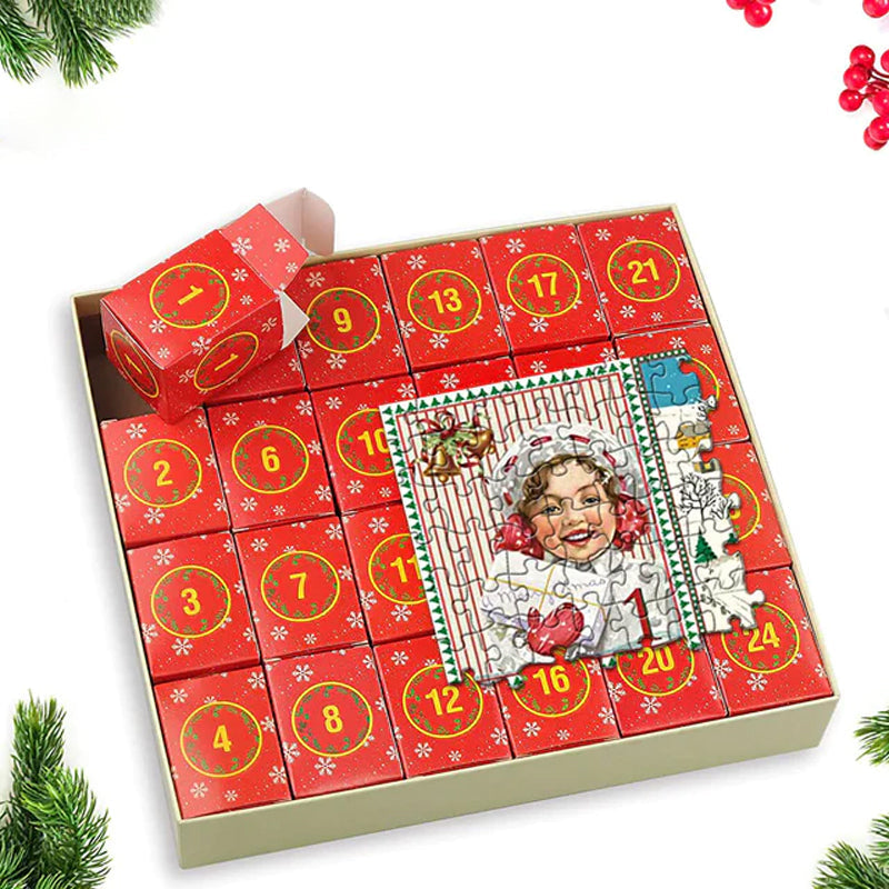 Joulupuzzle Adventtikalenteri – 1000 Palan Päivittäinen Joulun Odotus (70x50 cm)