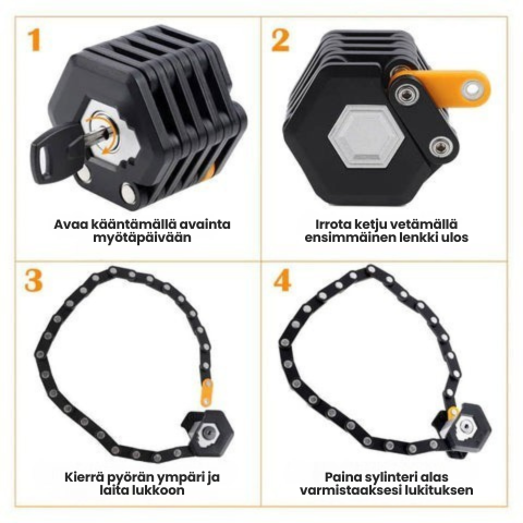 LockSure Security Tool™ – Varkaudenestolukko