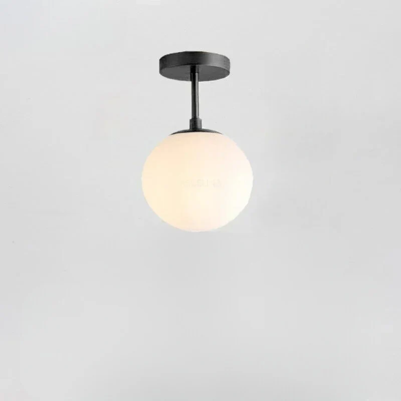 NordLux Tyylikäs LED-Kattovalaisin – Lasikupumalli Kultaisin Yksityiskohdin (30 cm)