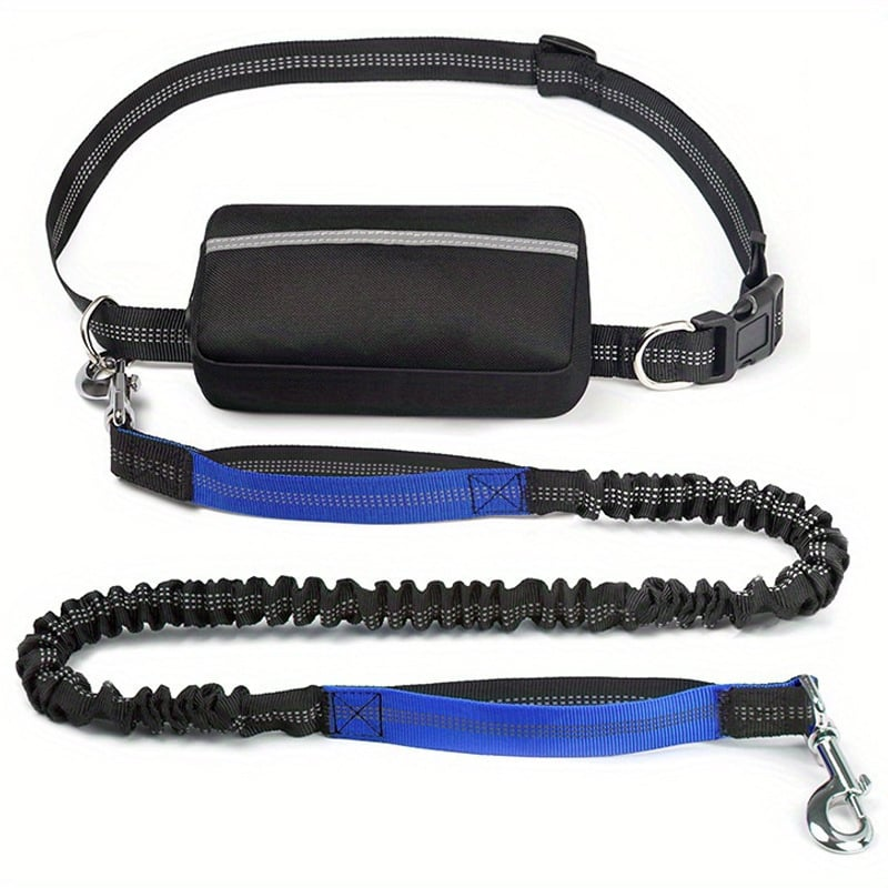 DoggoBelt™ | Handsfree-koiran talutushihna vetoketjutaskulla