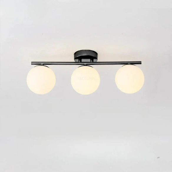 NordLux Tyylikäs LED-Kattovalaisin – Lasikupumalli Kultaisin Yksityiskohdin (30 cm)