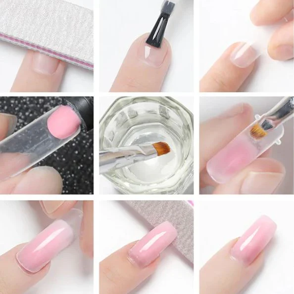 Poly Nail Kit – Täydellinen Kynsienrakennussarja UV-lampulla ja Polygelillä Kotikäyttöön