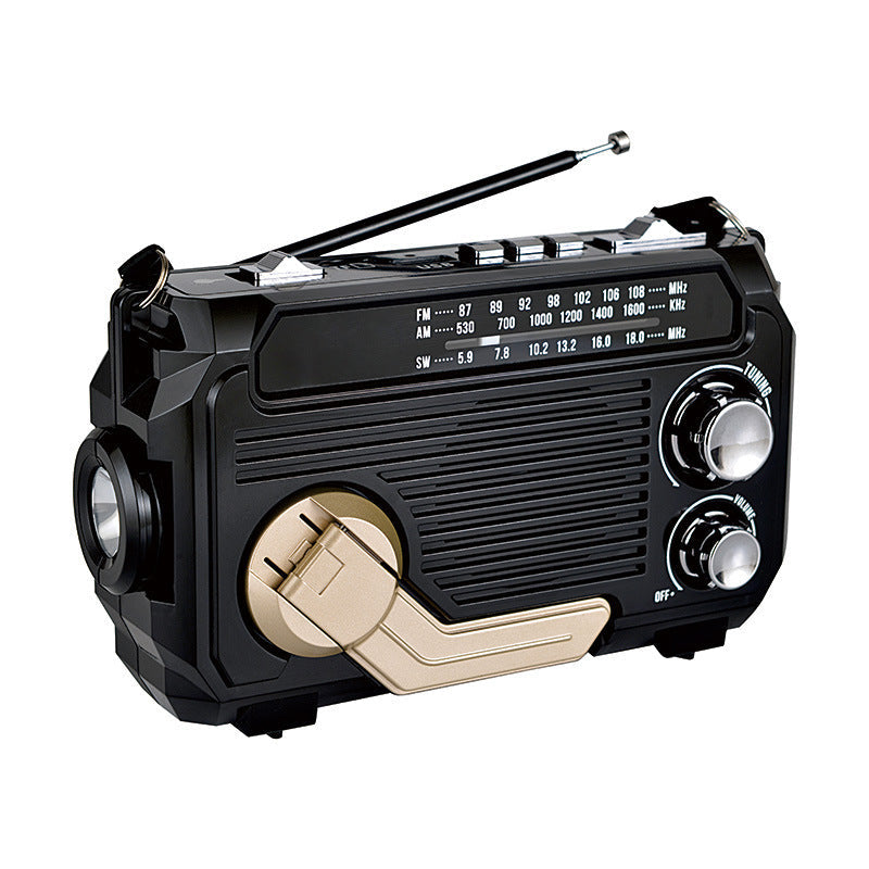 Monitoiminen aurinkokäyttöinen radio