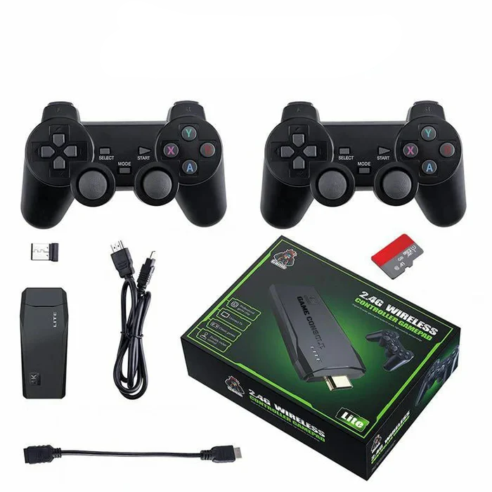 Uusi Game Console® – Klassiset Pelit, Upea 4K HD Kokemus!