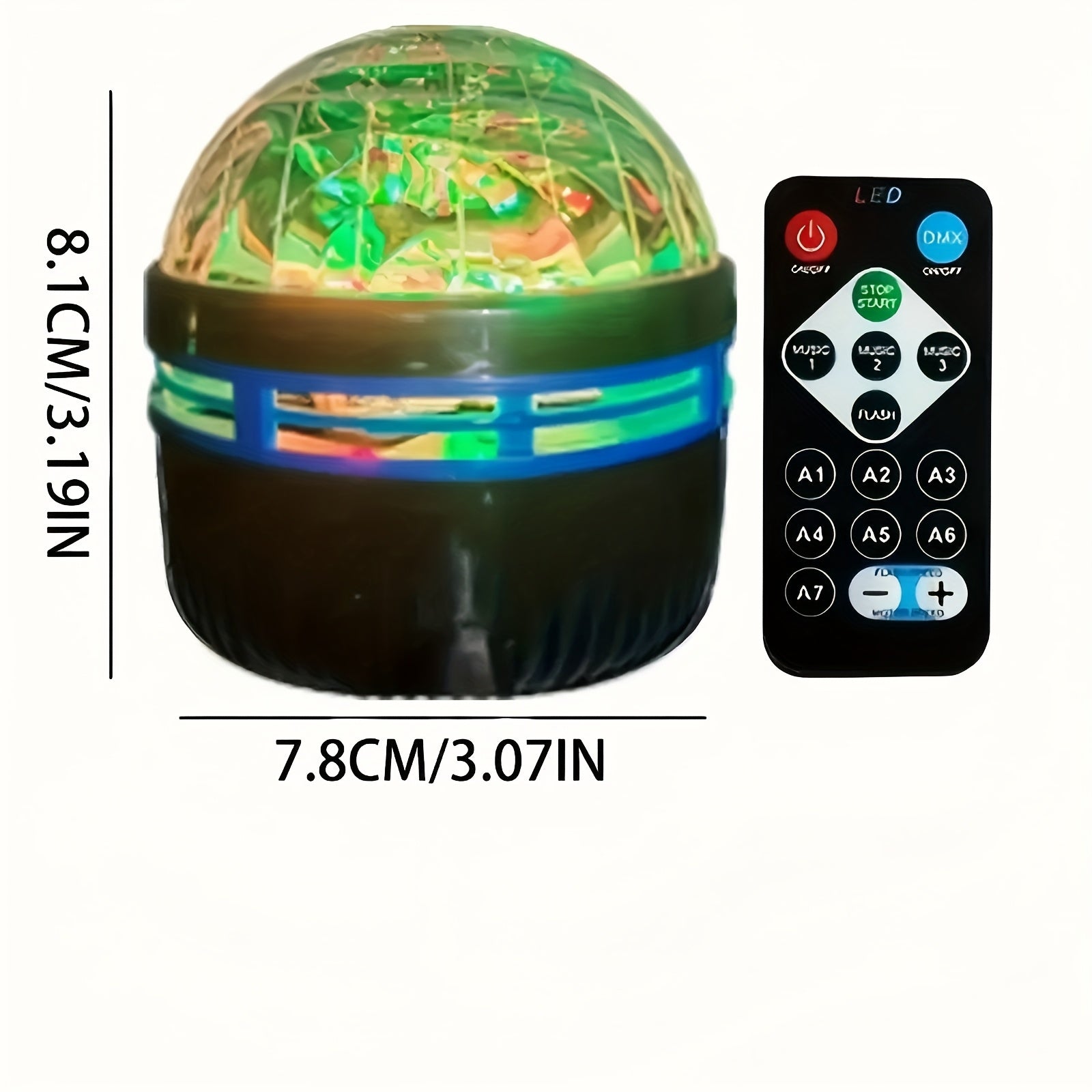 LED Tähtiprojektori Kaukosäätimellä RGB Valo
