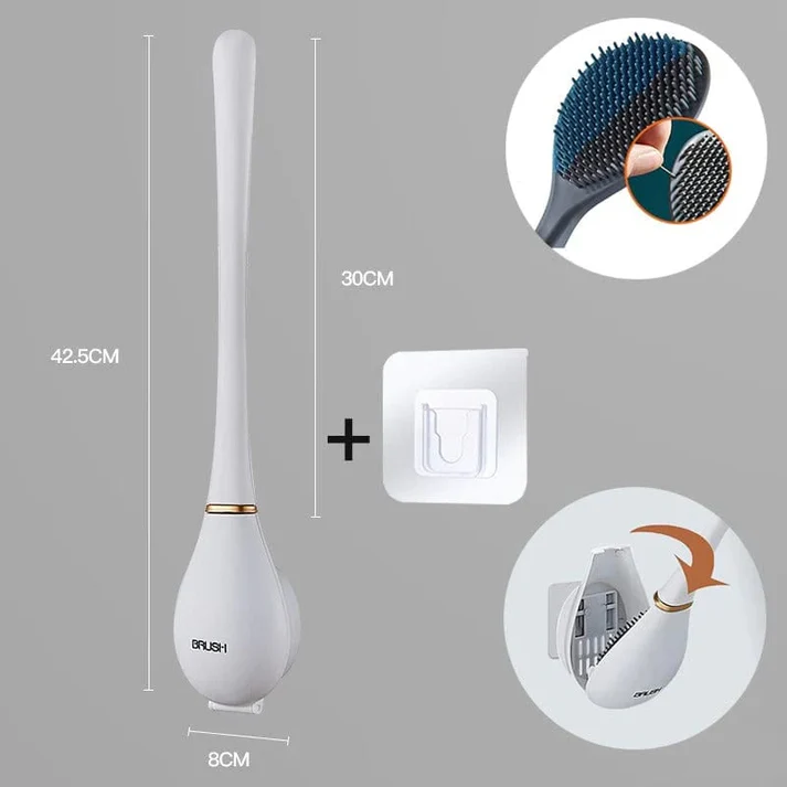 Silicone Toilet Brush™ – Hygieeninen, nopeasti kuivuva ja tyylikäs seinäkiinnitteinen WC-harja