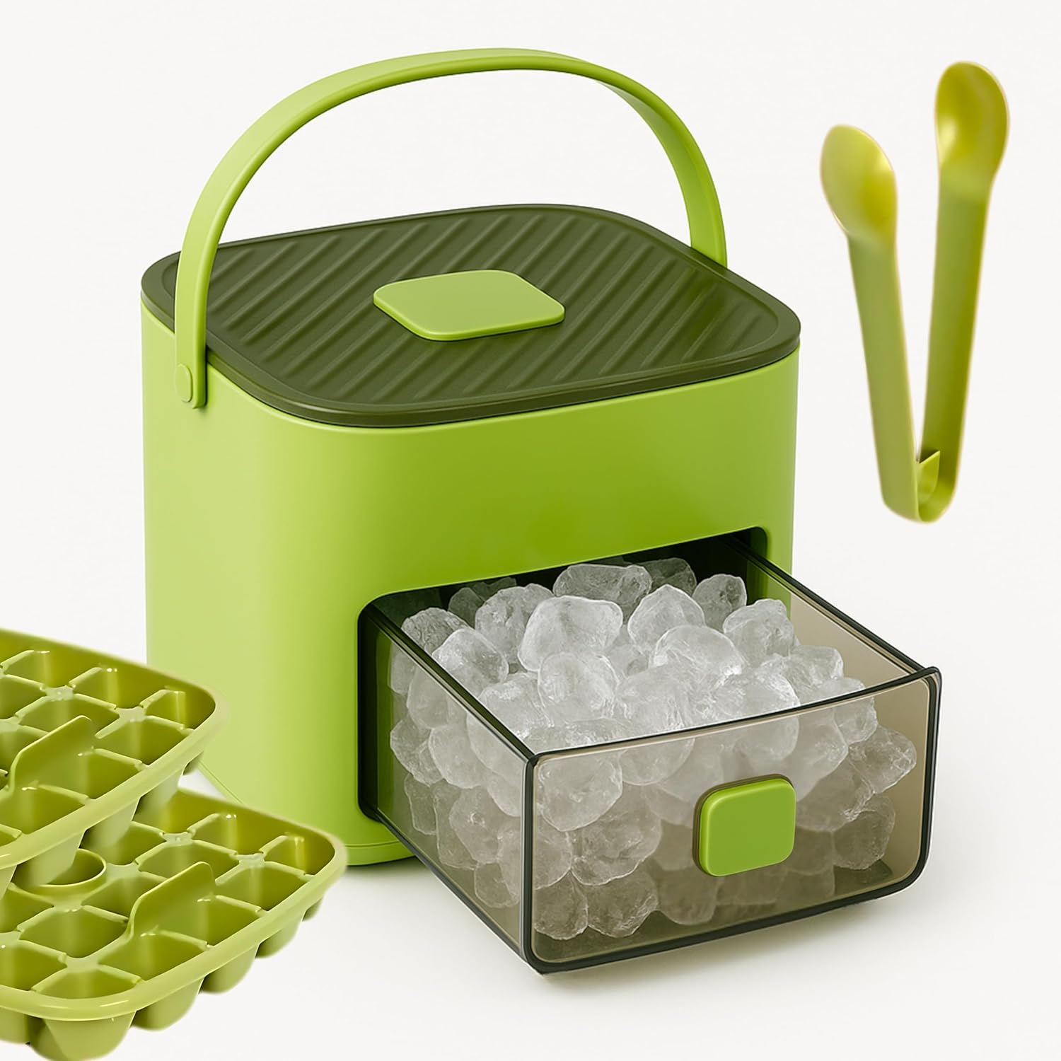 FrostBox™ | Kaksikerroksinen Jääpalamuotti Helppoon Irrotukseen