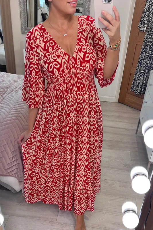 Tyylikäs pitkä mekko – Vintage-muoti, mukava istuvuus ja elegantti tyyli