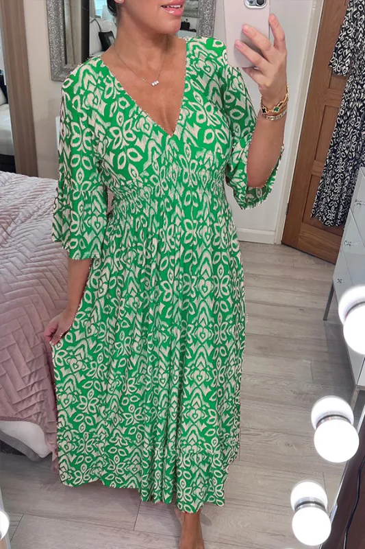 Tyylikäs pitkä mekko – Vintage-muoti, mukava istuvuus ja elegantti tyyli