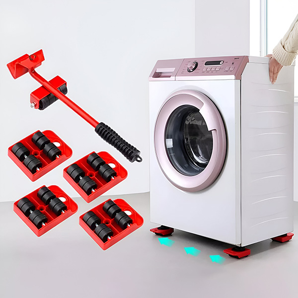 Furniture Slider Set™ – Vaivaton huonekalujen siirtosetti, sisältää 4 liukupalaa ja nostovivun