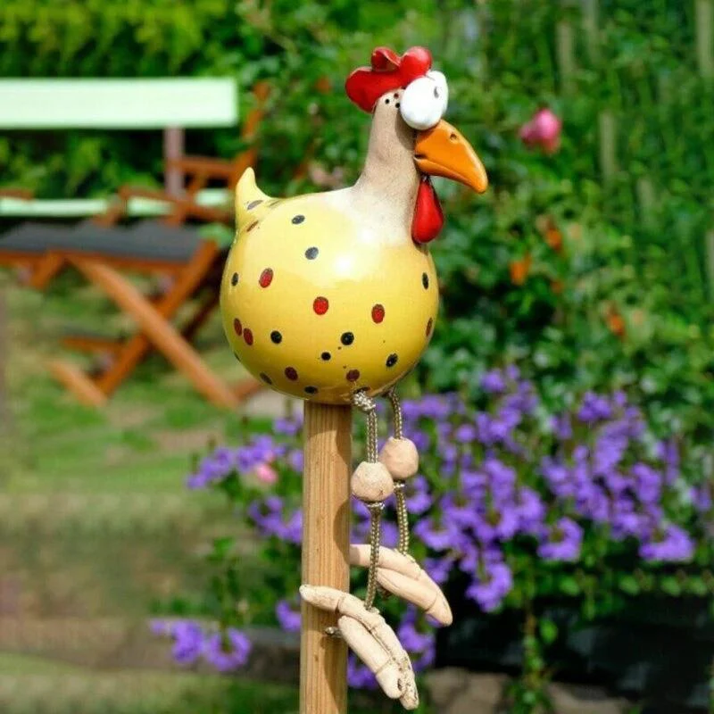 RoosterDecor™ – Viehättävä kukkoveistos puutarhaan ja kotiin