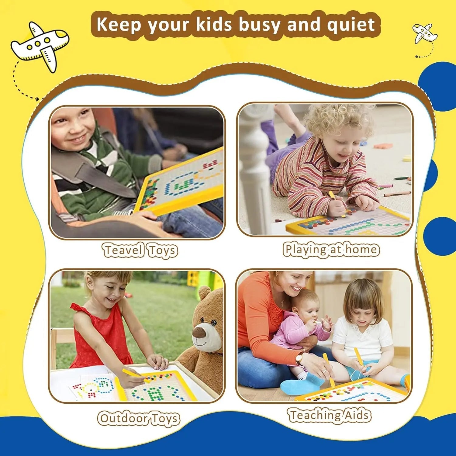 MagnetoPlay™ – Magneettinen piirrustustaulu luovaan oppimiseen lapsille