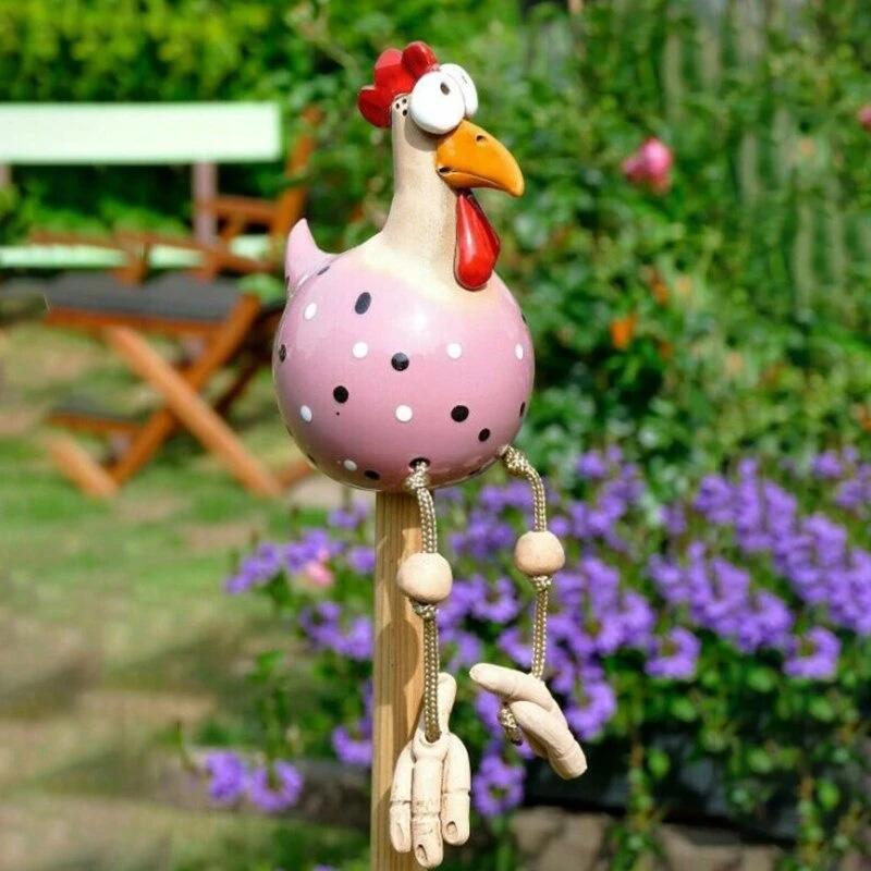 RoosterDecor™ – Viehättävä kukkoveistos puutarhaan ja kotiin