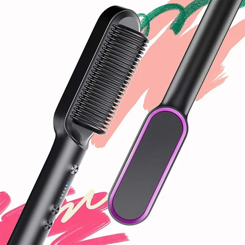 QuickGlam™ muotoilukampa – Sileät ja kiiltävät hiukset minuuteissa