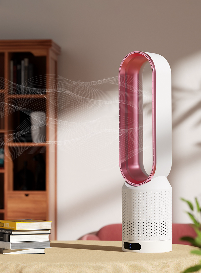 3-in-1 Ilmajäähdytin Ilmanpuhdistimella Kallistus ja LED Kosketusnäyttö