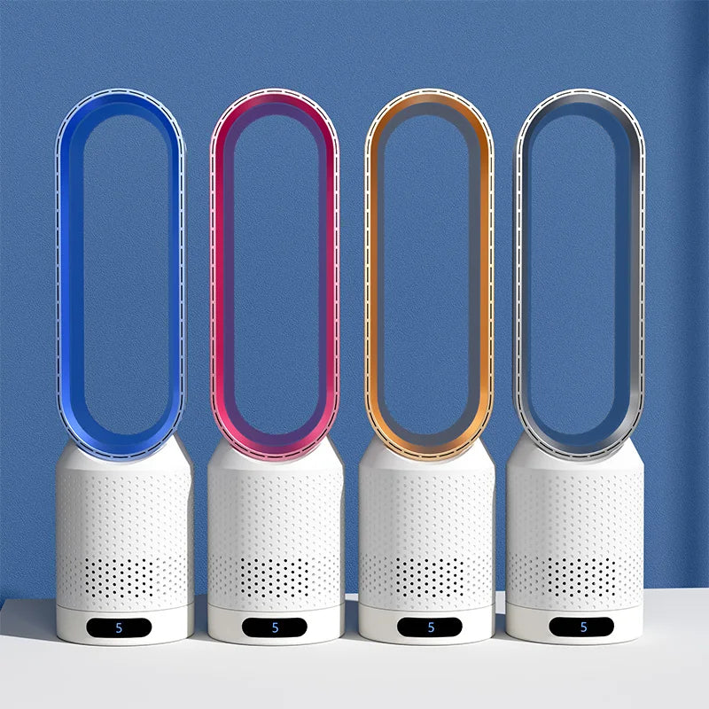 3-in-1 Ilmajäähdytin Ilmanpuhdistimella Kallistus ja LED Kosketusnäyttö