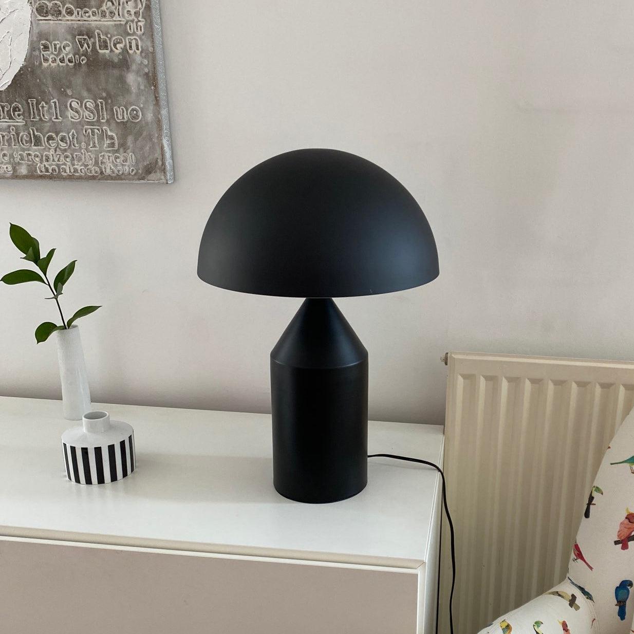 Metal LED Table Lamp – Modern Geometric Design