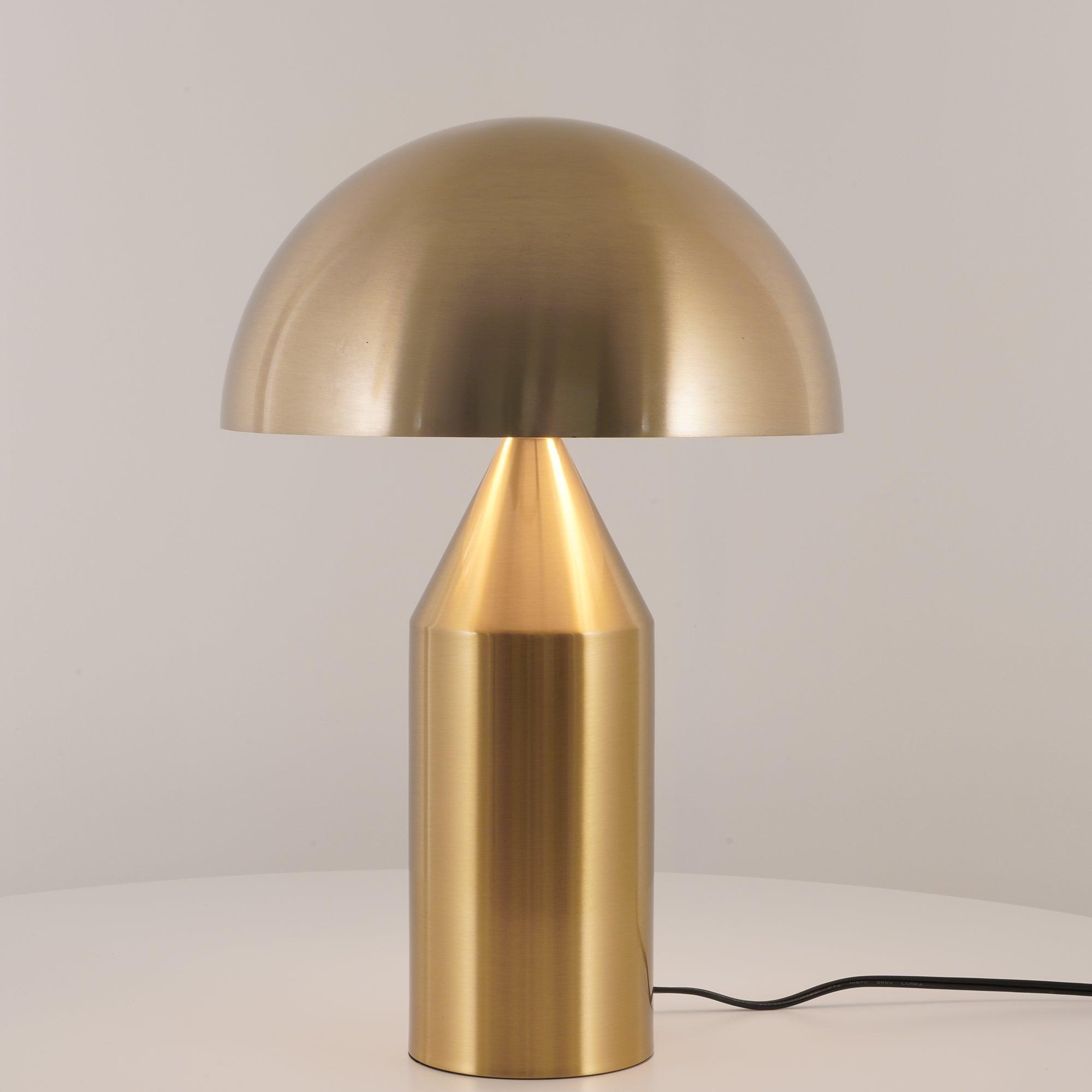 Metal LED Table Lamp – Modern Geometric Design