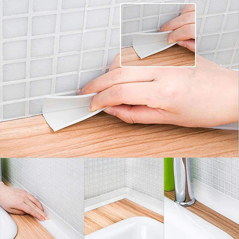 MagicSeal PVC Suojanauha – Vedenkestävä tiivistenauha kylpyhuoneen ja keittiön saumoille