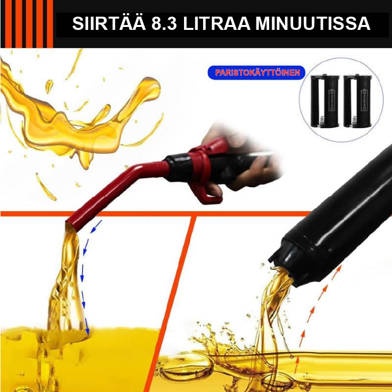 PUMPIX | Akkukäyttöinen Kannettava Pumppu
