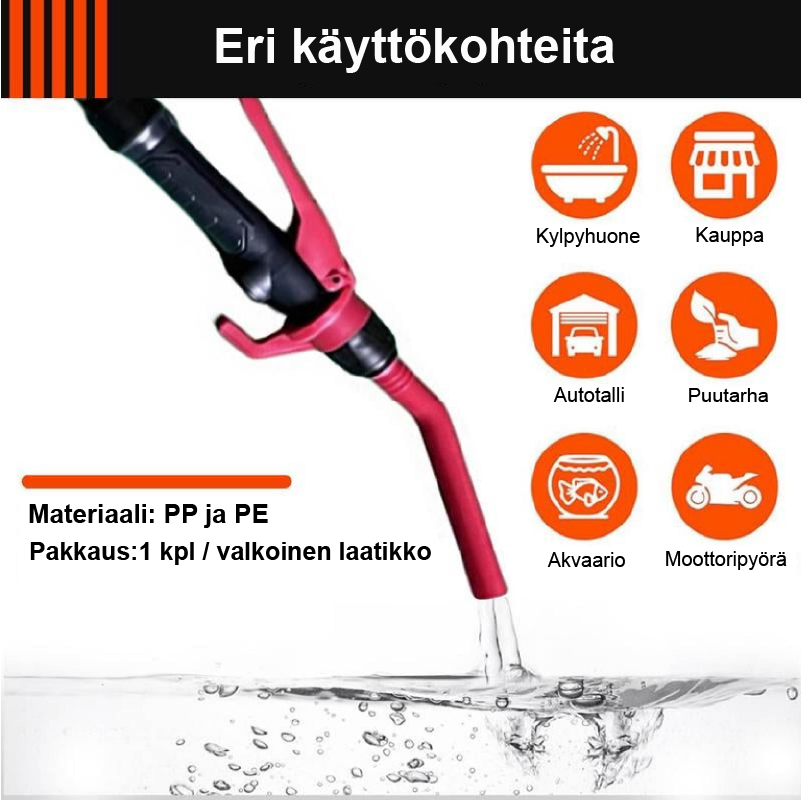 PUMPIX | Akkukäyttöinen Kannettava Pumppu