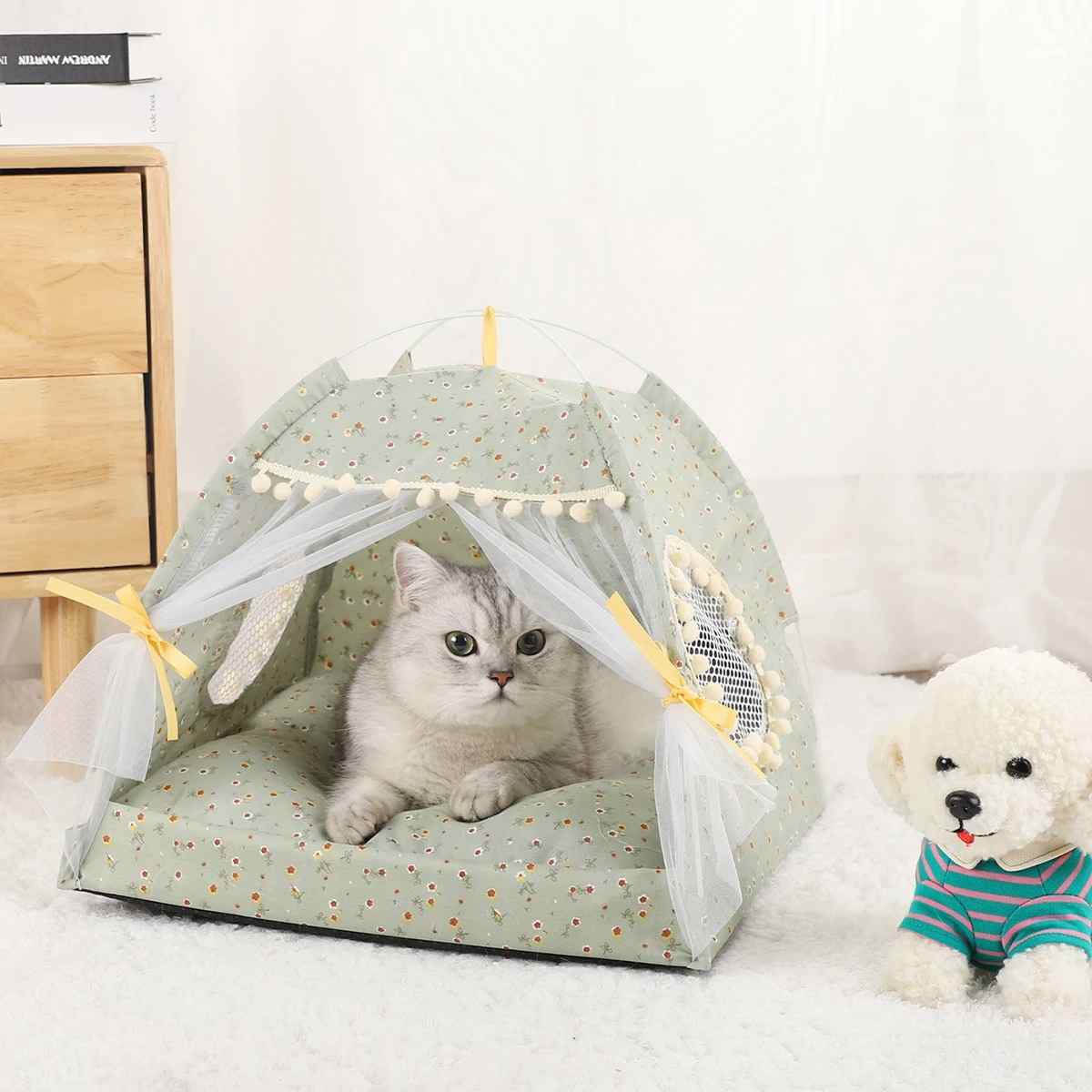 Kitty CalmCozy Teltta – Stressiä Vähentävä & Mukava Kissasi Turvapaikka