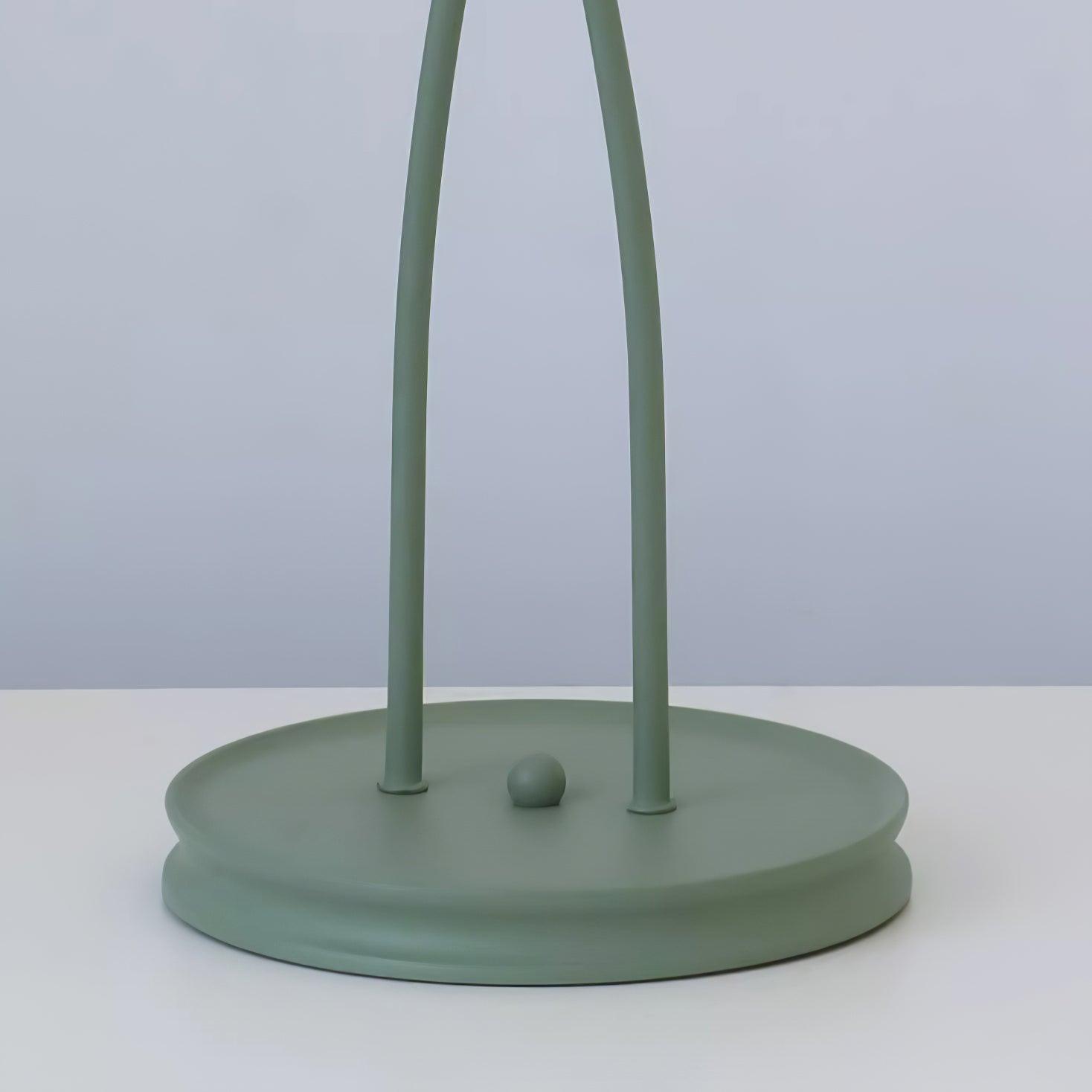 Flowers LED Floor Lamp with Matte Green Finish