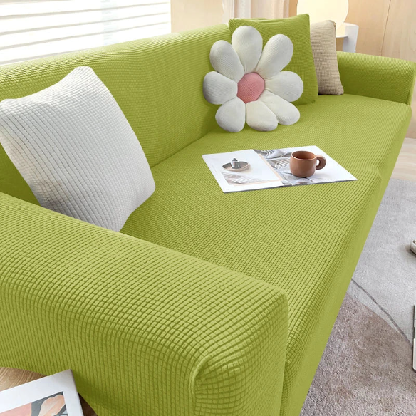 Tyylikäs sohvan suojus – SafeSofa™ liukumaton jacquard-päällinen
