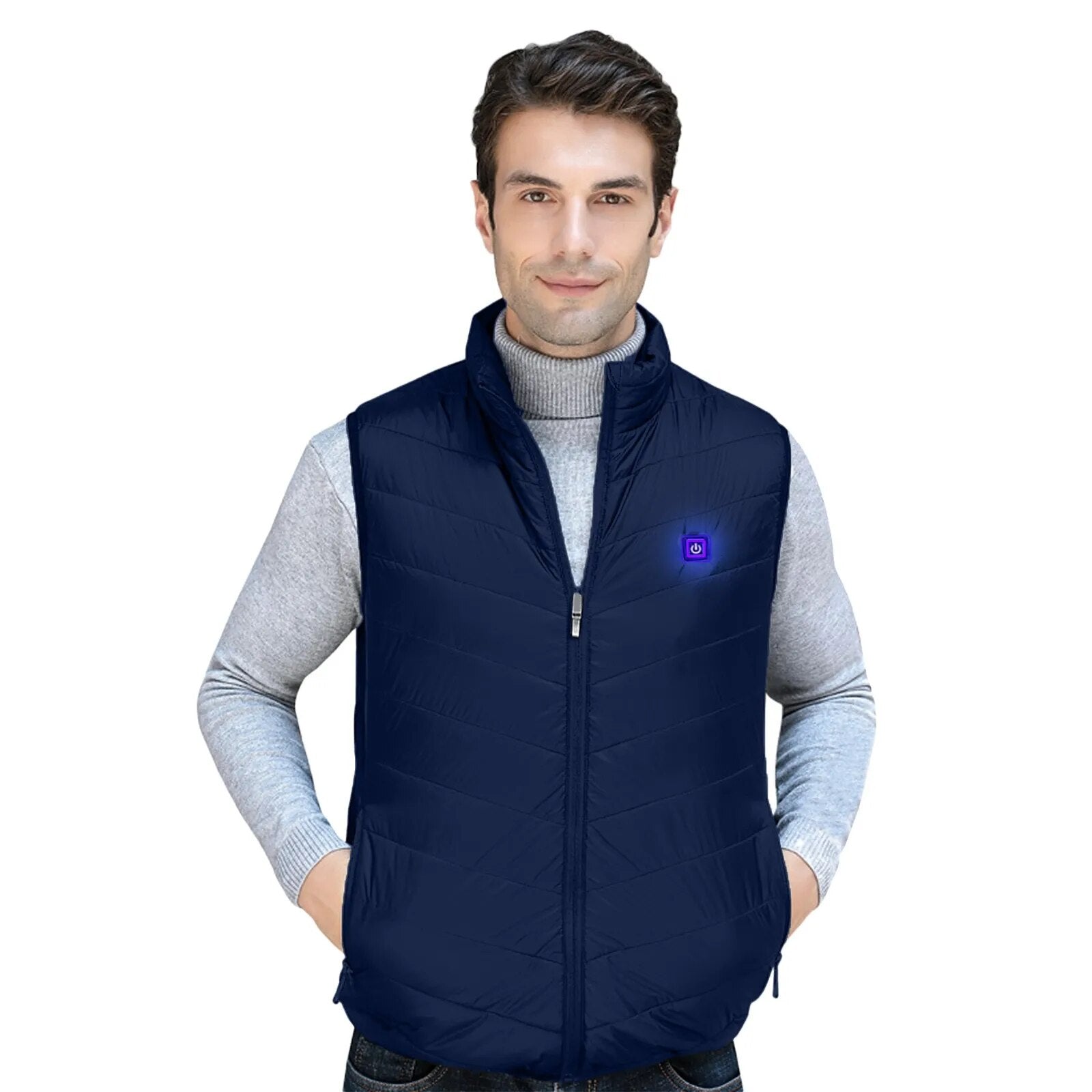 Icone™ BodyWarmer Älykäs Lämmitettävä Liivi – USB-ladattava ja 3-lämpötila-asetusta