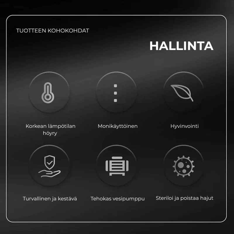 SafeSteam 1050 | Höyrypuhdistin desinfiointiin