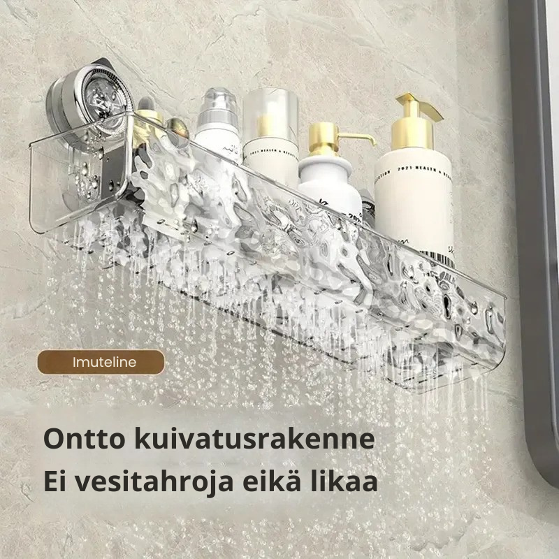 GripLock Shower Caddy™ – Porrasallashylly ilman porausta, vahvalla imukupilla ja tilaa säästävällä muotoilulla