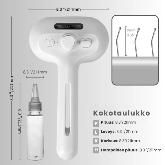 Lemmikkiharja Sumu- ja Hierontatoiminnolla