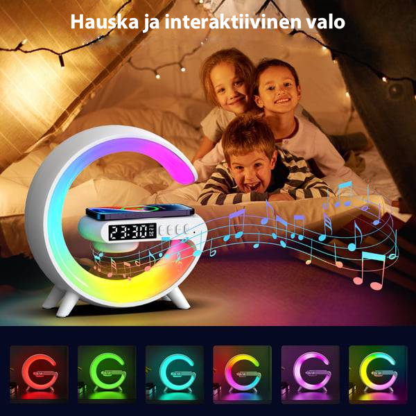 GlowTunes Smart Lamp - Monikäyttöinen Bluetooth-kaiutin
