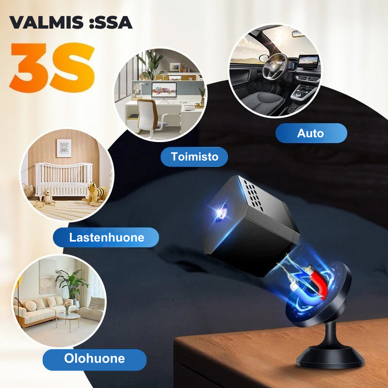 StealthVision™ Mini – Langaton valvonta 24/7 missä tahansa