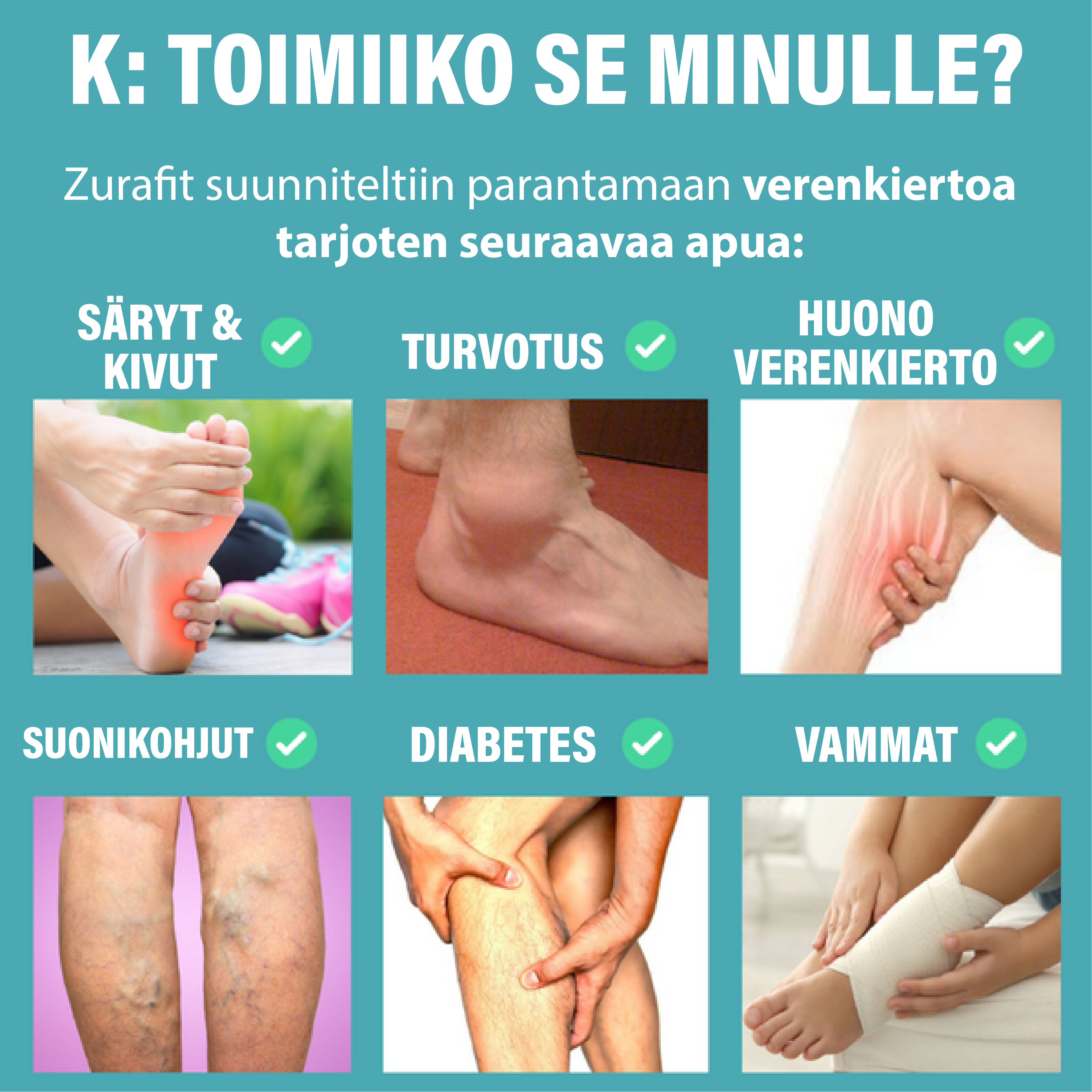 #Zurafit™ Lämmitetty Jalkahierontalaite (1 x pari)
