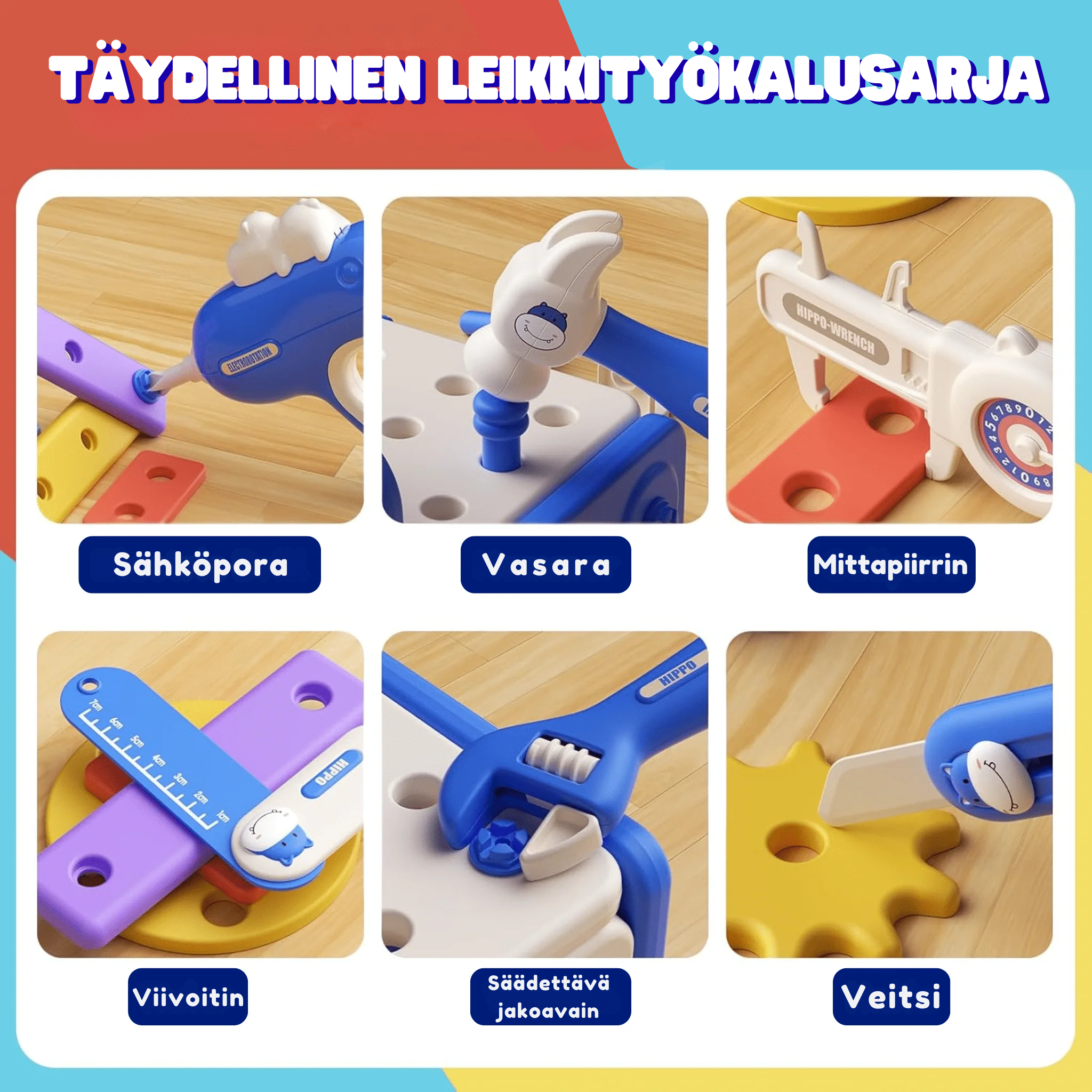 Pienten Tekijöiden Paja – Montessori Työkalusarja