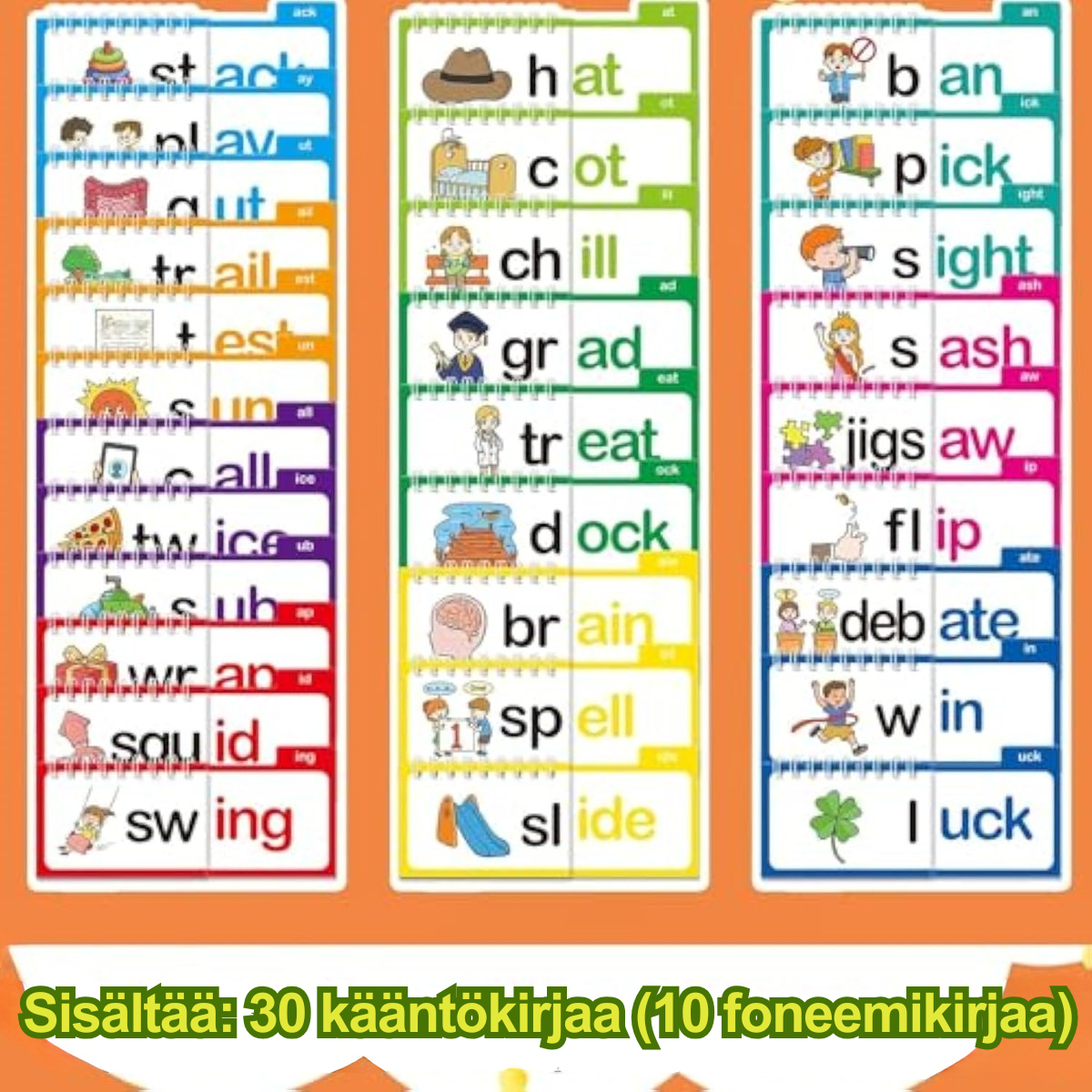 Lue & Riimi Kääntökirjat | 30 Hauskaa Tapaa Herättää Lukemisen Ilo (Englannin)