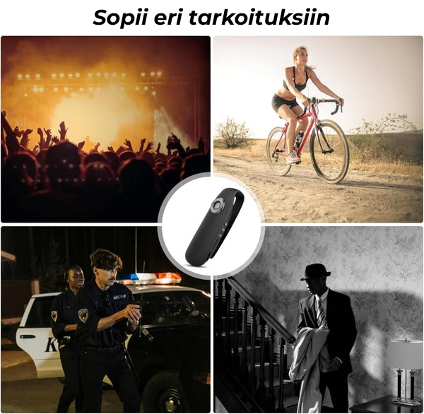 SafeSight 1080P Mini-kamera: Tallenna, suojaa, tallenna uudelleen