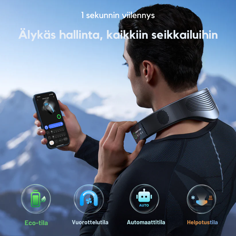GlaciWear™ | Kaulaan puettava ilmastointilaite
