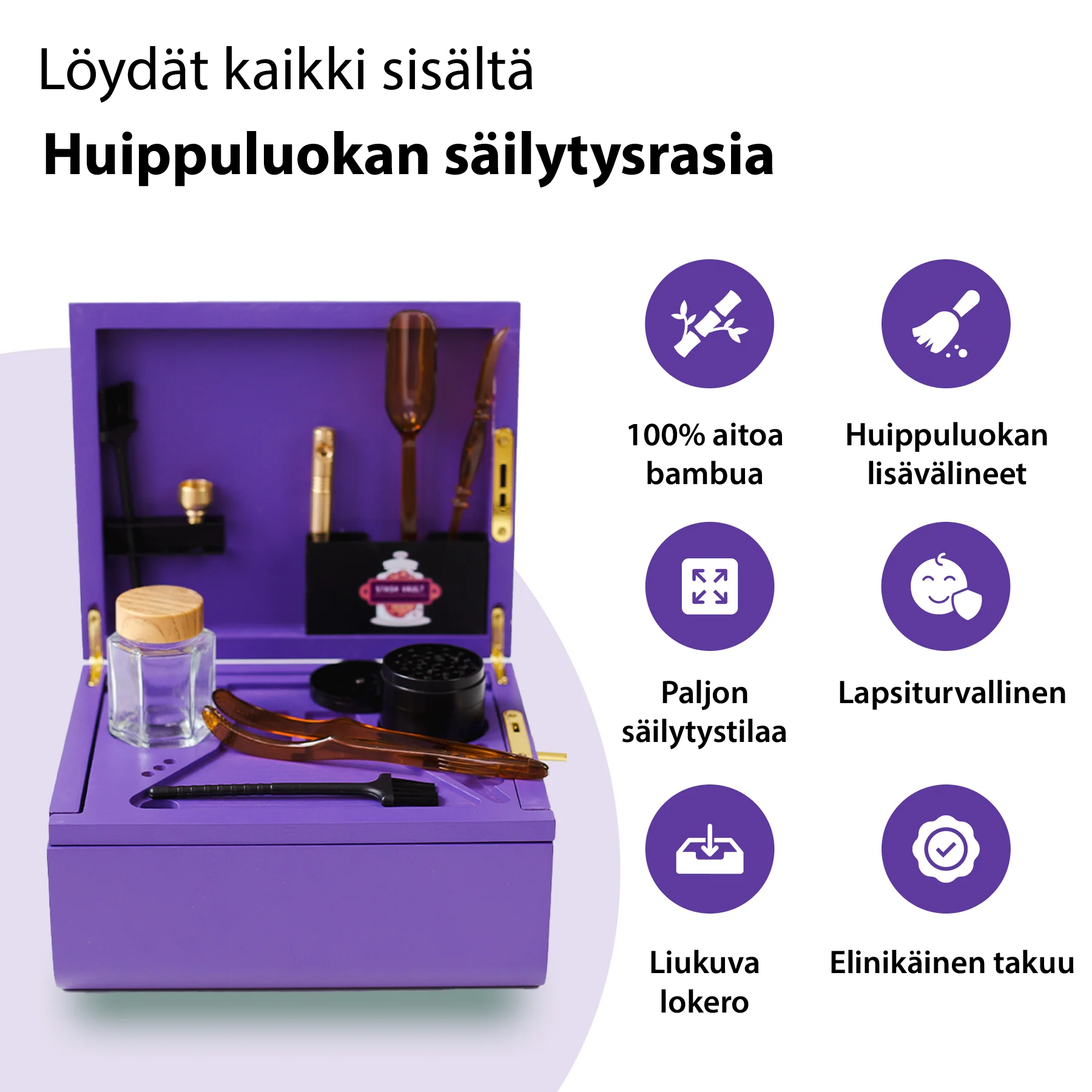Huippuluokan Säilytysrasia