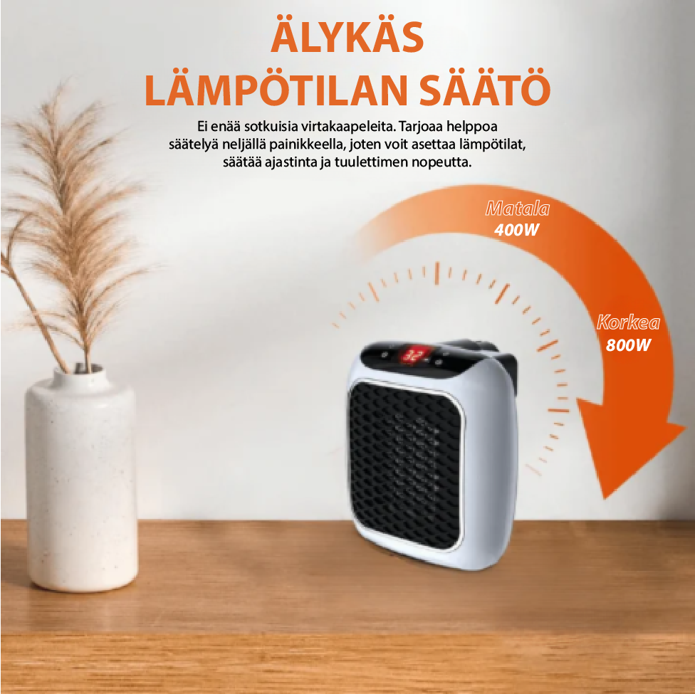 #HeatPod Seinään kiinnitettävä siirrettävä lämmitin